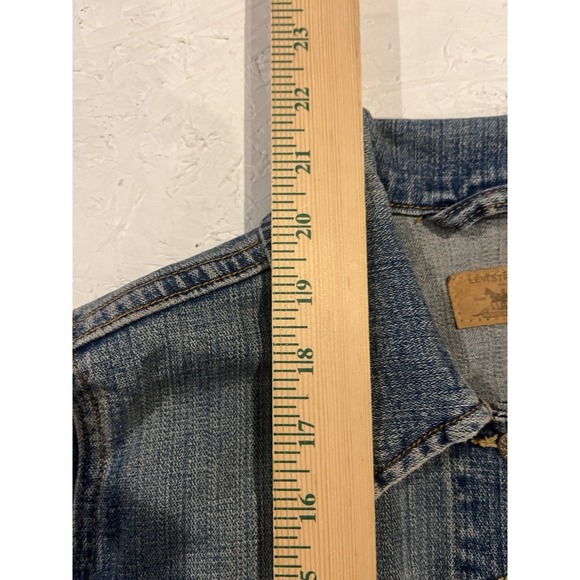 Levi's Levi Strauss 70590 Womens Blue Denim Jeans Jacket Size Medium Button - Picture 10 of 11